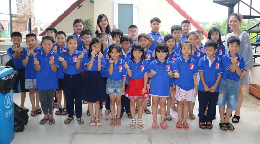 English class at the DALC Charity School