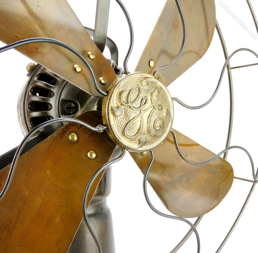 Vintage 1920s GE coin-operated fan from the Klock collection